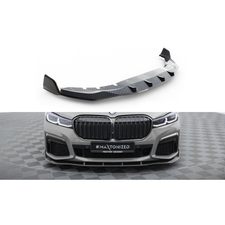 Body kit a vizuálne doplnky MAXTON DESIGN predný splitter pre BMW 7 M-Pack G11 Facelift, karbón | race-shop.sk