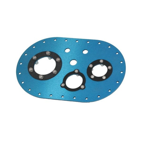 Vstupné kryty nádrže a tankovacie hrdlá ATL Aluminium Single Fill Plate - 6"X10" | race-shop.sk