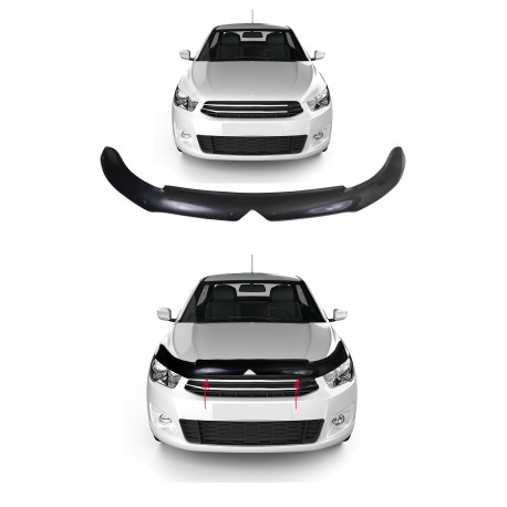 Deflektory kapoty RACES Kryt prednej kapoty 4MM CITROEN C-ELYSEE 2013- | race-shop.sk