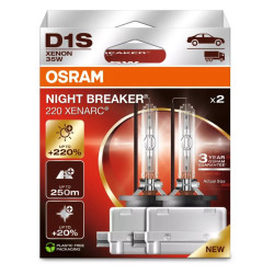 Osram xenónové výbojky XENARC NIGHT BREAKER LASER 220 D1S (2ks)