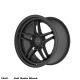 ALU disky STROM STROM DS-05 wheel 18x9 5x120 72.6 ET30, Full Satin Black w/ Black Rivets | race-shop.sk