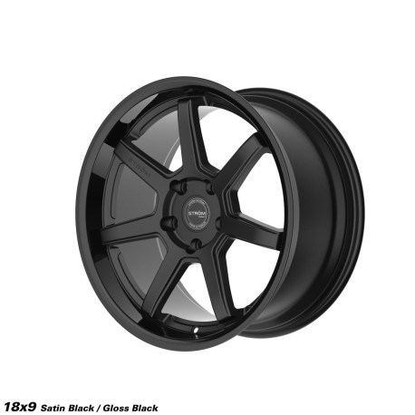 ALU disky STROM STROM DS-15 wheel 18x9 5x114.3 73.1 ET30, Gloss Black / Satin Black Face | race-shop.sk
