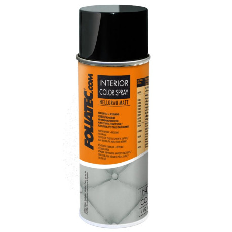 Spreje a fólie Foliatec farebný sprej pre interiér, 400ml, lightgrey mat | race-shop.sk