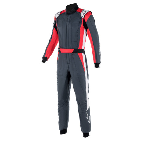 Kombinézy FIA pretekárska kombinéza ALPINESTARS GP Pro Comp V2, sivá/červená/biela | race-shop.sk