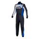 Kombinézy FIA pretekárska kombinéza ALPINESTARS Atom, čierna/strieborná/modrá | race-shop.sk