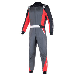 Alpinestars FIA kombinéza Atom, Antracitová/červená/čierna