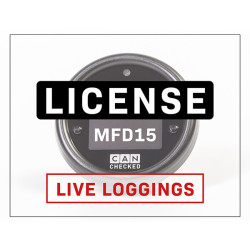 CANchecked license License Live Logging for MFD15