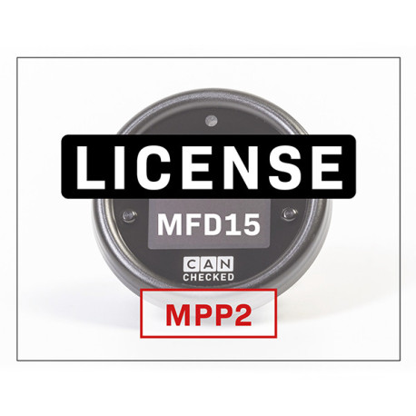 CANCHECKED display CANchecked license License MPP2 for MFD15 | race-shop.sk