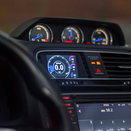 CANCHECKED display CANchecked air vent display VW Scirocco MK3 FL LHD MFD28 Gen2 | race-shop.sk