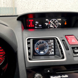 CANchecked air vent display Subaru WRX VA LHD MFD28 Gen2