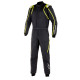 Alpinestars FIA kombinéza GP Race V2, Čierna/žltá Flou
