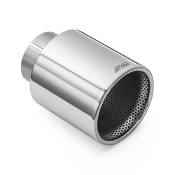 RM Motors koncovka z leštenej nehrdzavejúcej ocele KPZP/DP 76mm, vstup 63,5mm