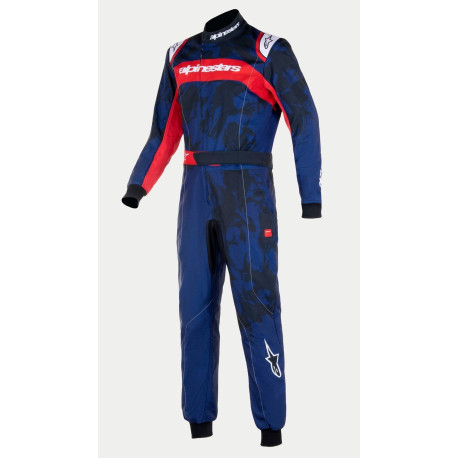 Kombinézy Alpinestars FIA race detská kombinéza KMX-9 V3 Suit Graphic 5, Navi/červená. | race-shop.sk