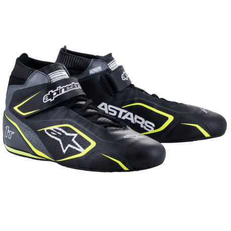 Topánky Topánky FIA Alpinestars Tech-1 T V3, čierna/šedá/žltá | race-shop.sk