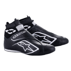 FIA pretekárske topánky Alpinestars Supermono V2, čierna/biela