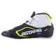 Topánky Kartingové topánky Alpinestars Tech-1 K V2, čierna/biela/žltá | race-shop.sk