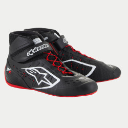 FIA kartingové topánky Alpinestars Tech-1 KX V3, čierna/biela/červená