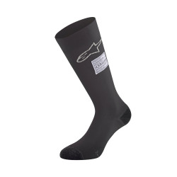 Ponožky Alpinestars ZX V4 s homologizáciou FIA, Čierna