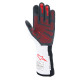 Rukavice FIA pretekárske rukavice Alpinestars Tech-1 ZX V4 (vonkajšie šitie), čierna/biela/červená | race-shop.sk