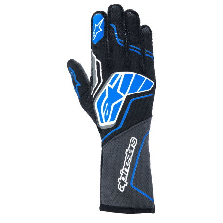 Rukavice Závodné rukavice Alpinestars Tech-1 ZX V4 s FIA, Čierna/modrá | race-shop.sk