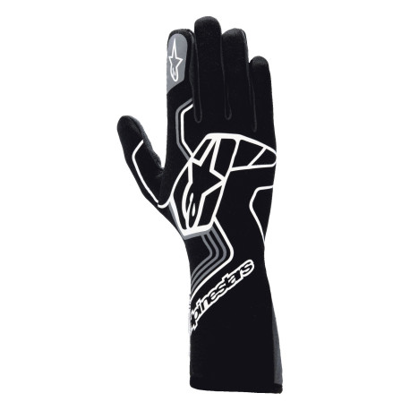 Rukavice Rukavice Alpinestars Tech-1 Race V4 s FIA, Čierna šedá | race-shop.sk