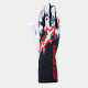 Rukavice FIA kartingové rukavice Alpinestars Tech-1 K V3 (vonkajšie šitie), čierna/biela/červená | race-shop.sk
