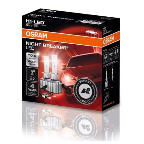 Žiarovky a xenónové výbojky Osram LED žiarovky NIGHT BREAKER H1 - vhodné do premávky (2ks) | race-shop.sk
