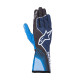 Rukavice Detské kartingové rukavice Alpinestars Tech-1 K Race S V2 Future (vnútorné šitie), námornícka modrá/čierna | race-shop.sk