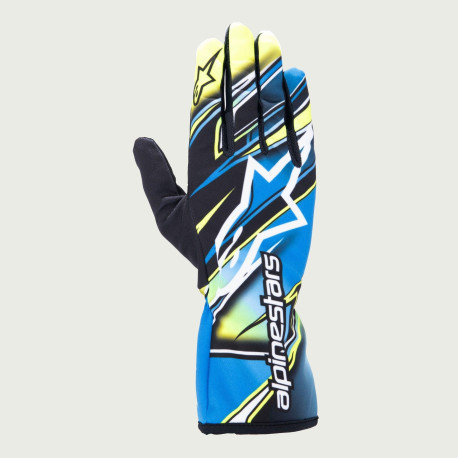 Rukavice Rukavice Alpinestars Tech-1 K Race V2 Competition, Yellow Fluo/Blue/White | race-shop.sk