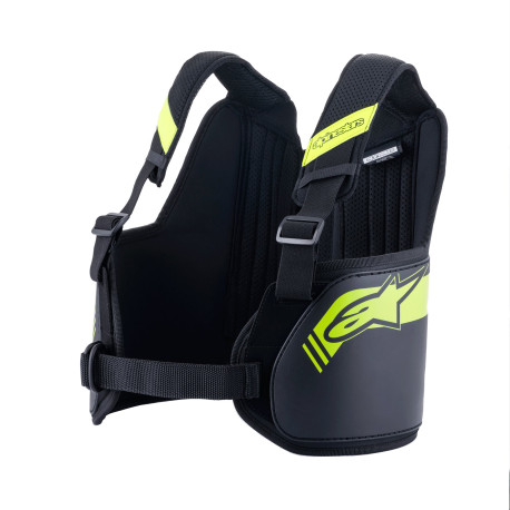 Ochrana krku a chrániče Alipnestars Bionic Chránič rebier XL/3XL, Čierna/žltá fluo | race-shop.sk