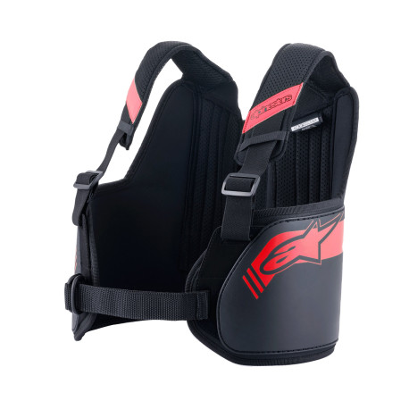 Ochrana krku a chrániče ALPINESTARS detský chránič rebier Bionic, čierna/červená | race-shop.sk