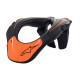 Ochrana krku a chrániče Alipnestars detský chránič krku, Black/Orange | race-shop.sk