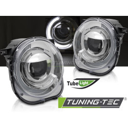 JEEP RENEGADE 14- TUBE LIGHT PREDNÉ SVETLÁ CHROME