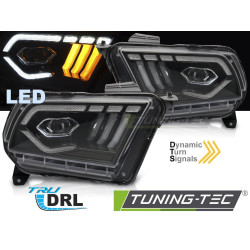 ČIERNE LED FARBY S DENNÝM SVIETENÍM na FORD MUSTANG 10-13