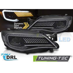 LEDSVETLOMETY TUBE LIGHT ČIERNE pre SUBARU WRX 08-14