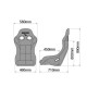 Športové sedačky s FIA homologizáciou Sport Seat Bride ZETA IV with FIA | race-shop.sk