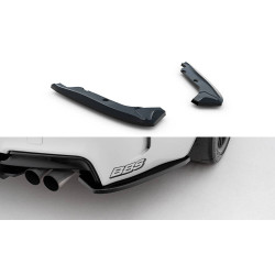 MAXTON DESIGN zadné bočné splittre pre BMW 1 M Coupe E82, lesklá čierna