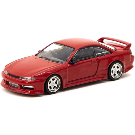 Modely áut Tarmac Works - Nissan Silvia S14 Vertex | Red Metallic | race-shop.sk