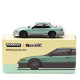 Modely áut Tarmac Works 1/64 - Nissan Silvia S13 Vertex | Green / Grey | race-shop.sk