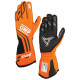 RUKAVICE OMP ONE EVO X my2024 s homologizáciou FIA (vonkajšie šitie) black/orange
