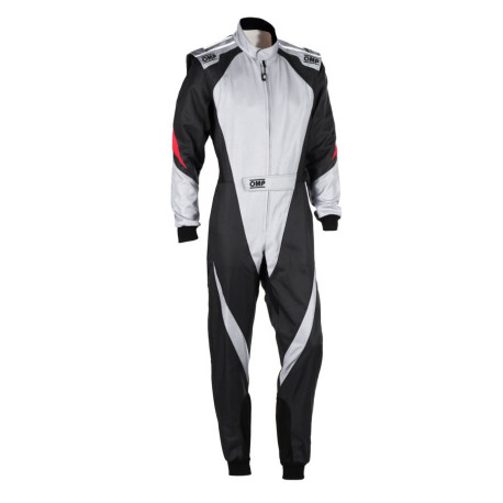 Kombinézy CIK-FIA KOMBINÉZA OMP KS-3X, šedá/čierna | race-shop.sk