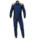 FIA pretekárska kombinéza OMP TECNICA SuperLight, námornícka modrá/fluo/oranžová