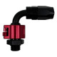 Fitingy 90° PTFE Snap-on fitting AN10 90° - Black | race-shop.sk