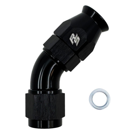 Fitingy 45° PTFE kovaný FULL FLOW fitting AN10 45° | race-shop.sk