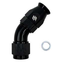 PTFE kovaný FULL FLOW fitting AN4 45°
