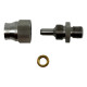 Fitingy priame fiting M10x1 to AN4, nerez | race-shop.sk