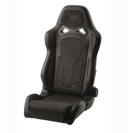 Športové sedačky Bez FIA homologizácie polohovateľné Športová sklápacia sedačka OMP RTS, čierna | race-shop.sk