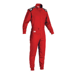 ZÁVODNÁ DETSKÁ MOTOKÁROVÁ KOMBINÉZA OMP SUMMER-K, červená