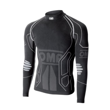 Spodné prádlo OMP KS ZIMNÉ TRIČKO S DLHÝM RUKÁVOM, čierna | race-shop.sk