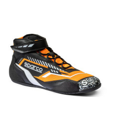 Kartingové topánky Sparco K-ROCK, čierna/fluo oranžová
